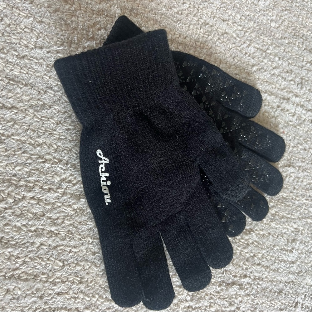 Achiou Touch Screen Breathable Black Gloves